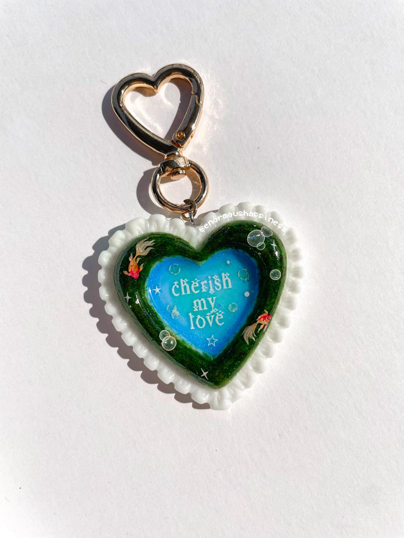 Bubble Heart (Keychain)