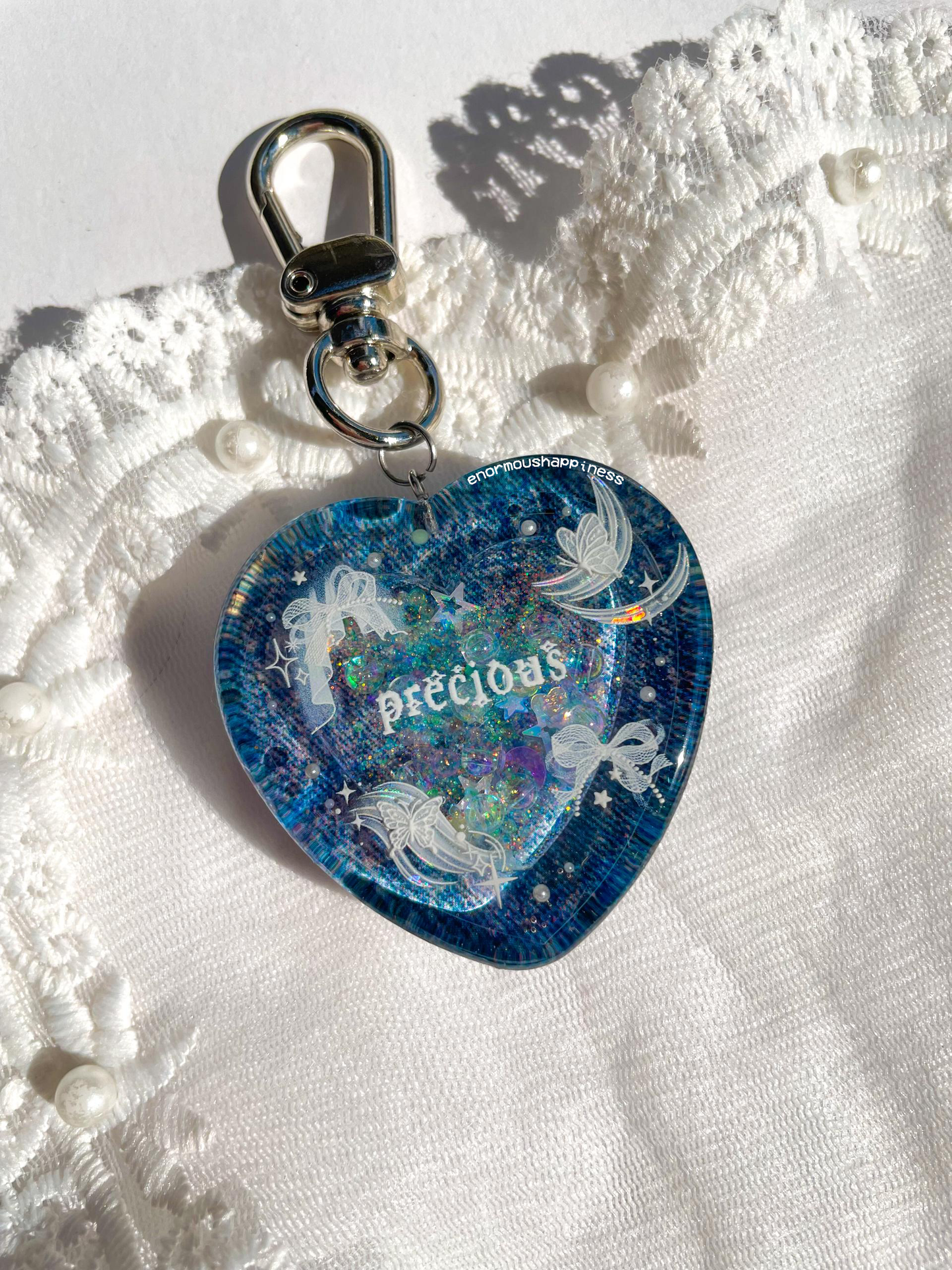 Heartshaker Denim 'Precious' (Watershaker Keychain)