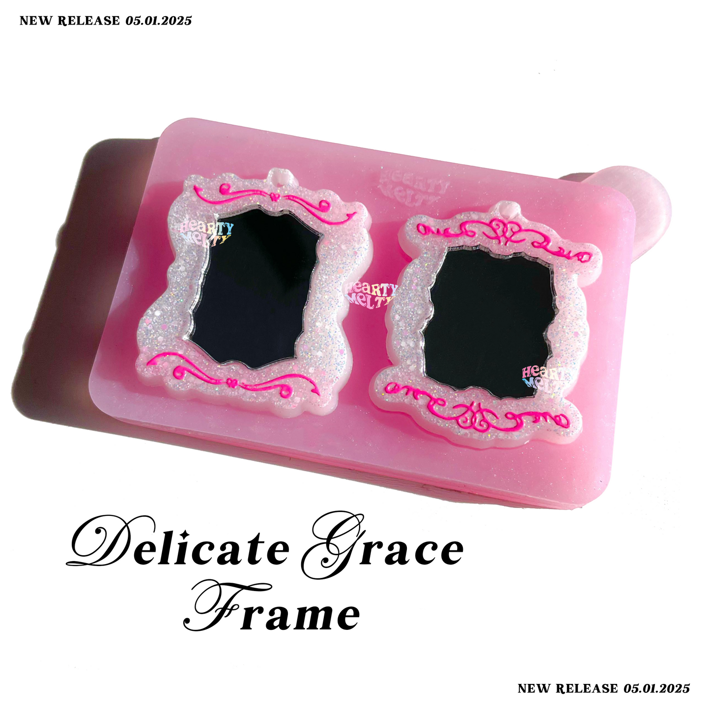 Delicate Grace Frame Silicone Mold