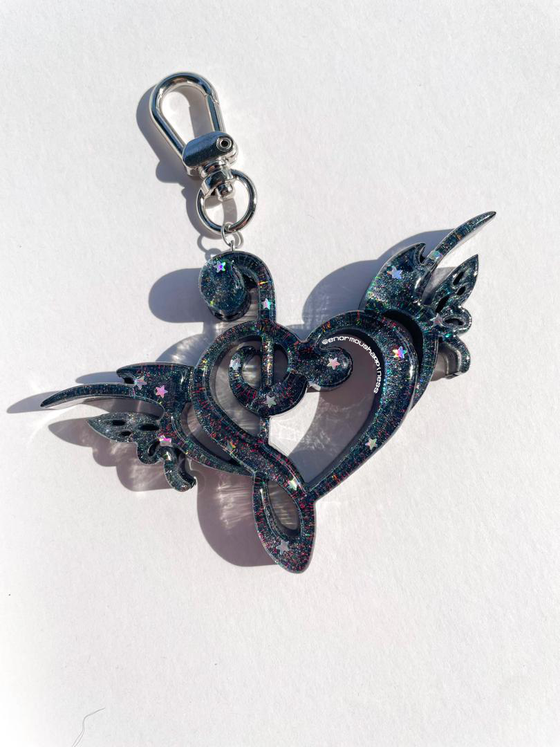 Ethereal Treble Heart (Keychain)