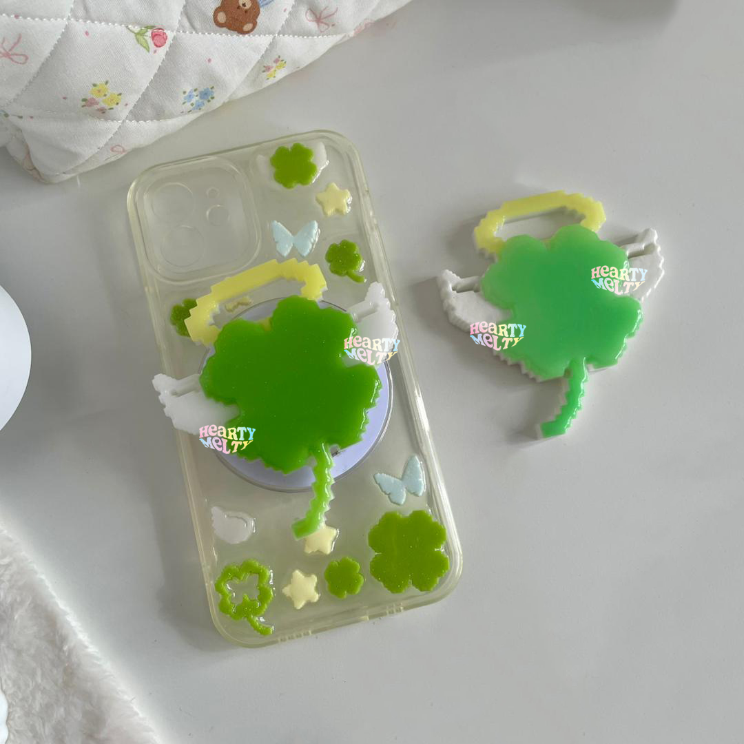 PIXEL CLOVER ANGEL SILICONE MOLD