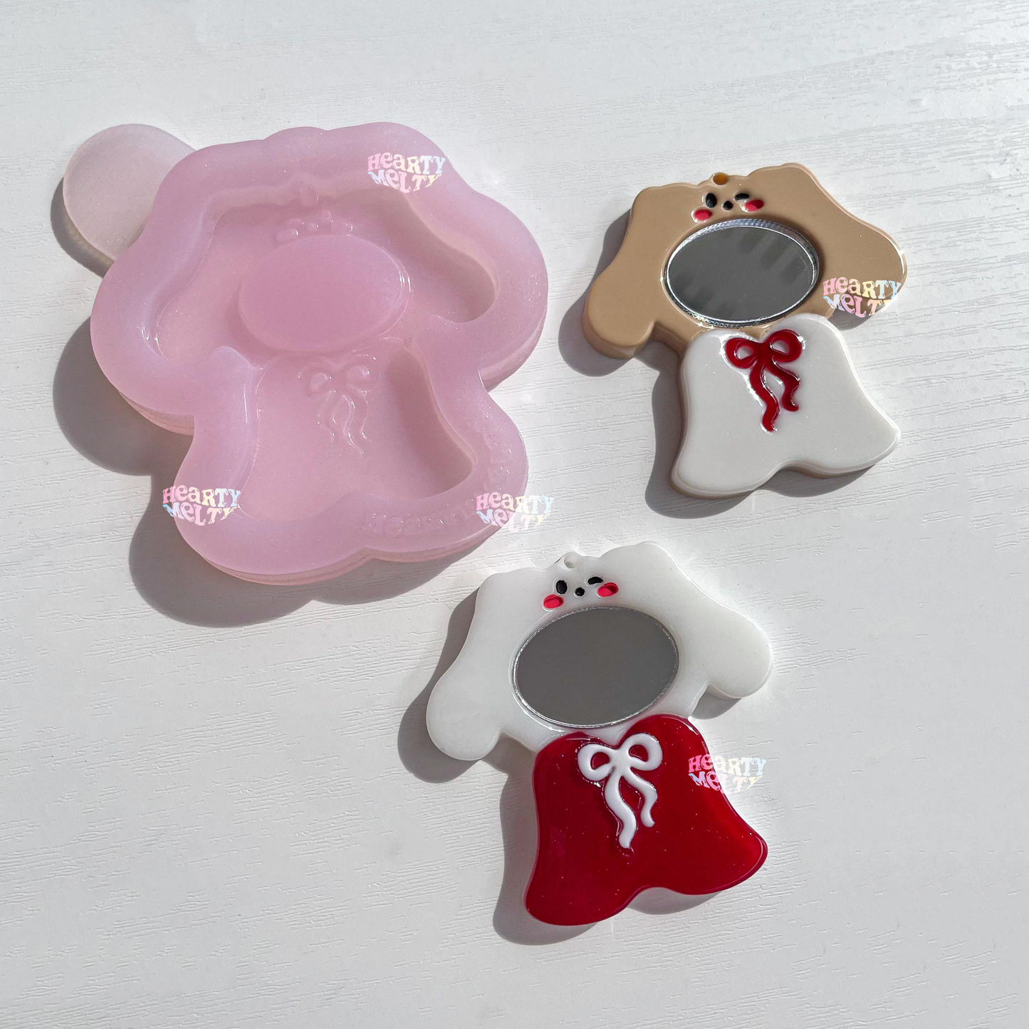 Cozy Cat & Cozy Bunny Frame Silicone Mold