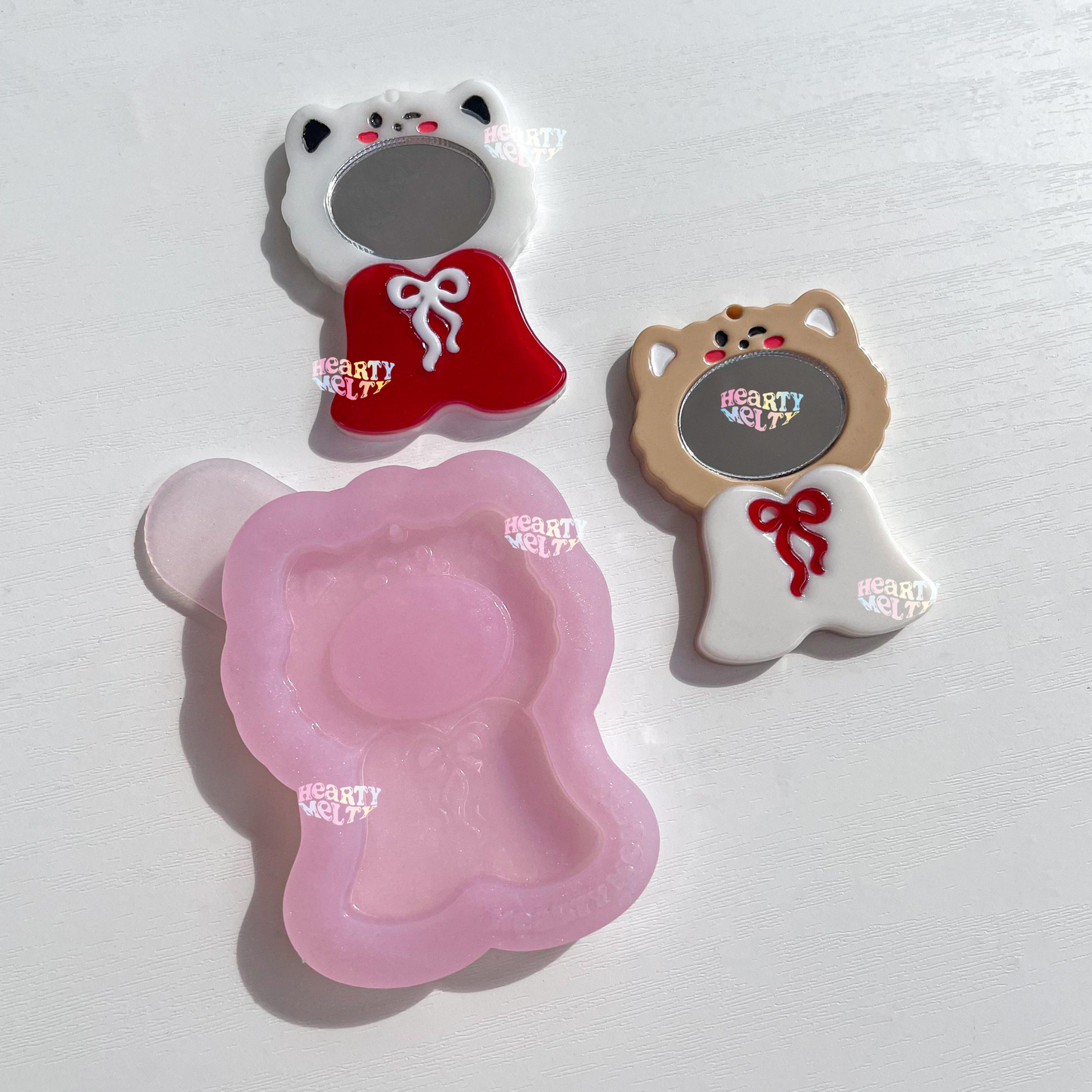 Cozy Cat & Cozy Bunny Frame Silicone Mold