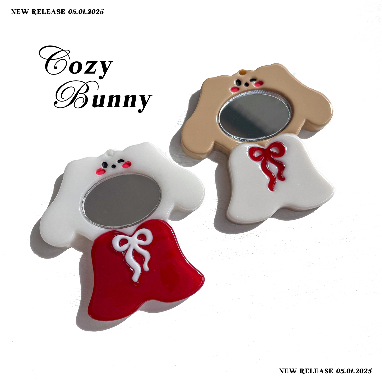 Cozy Cat & Cozy Bunny Frame Silicone Mold