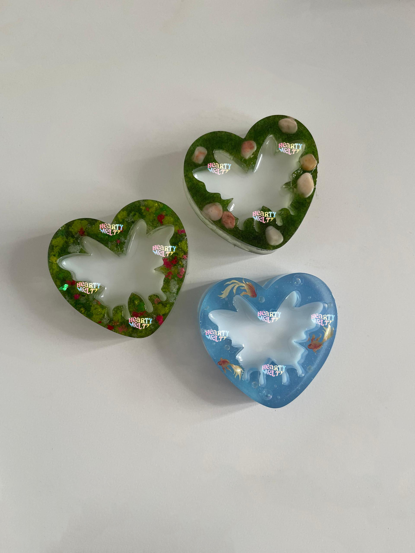 HEARTY FLUTTER SILICONE MOLD