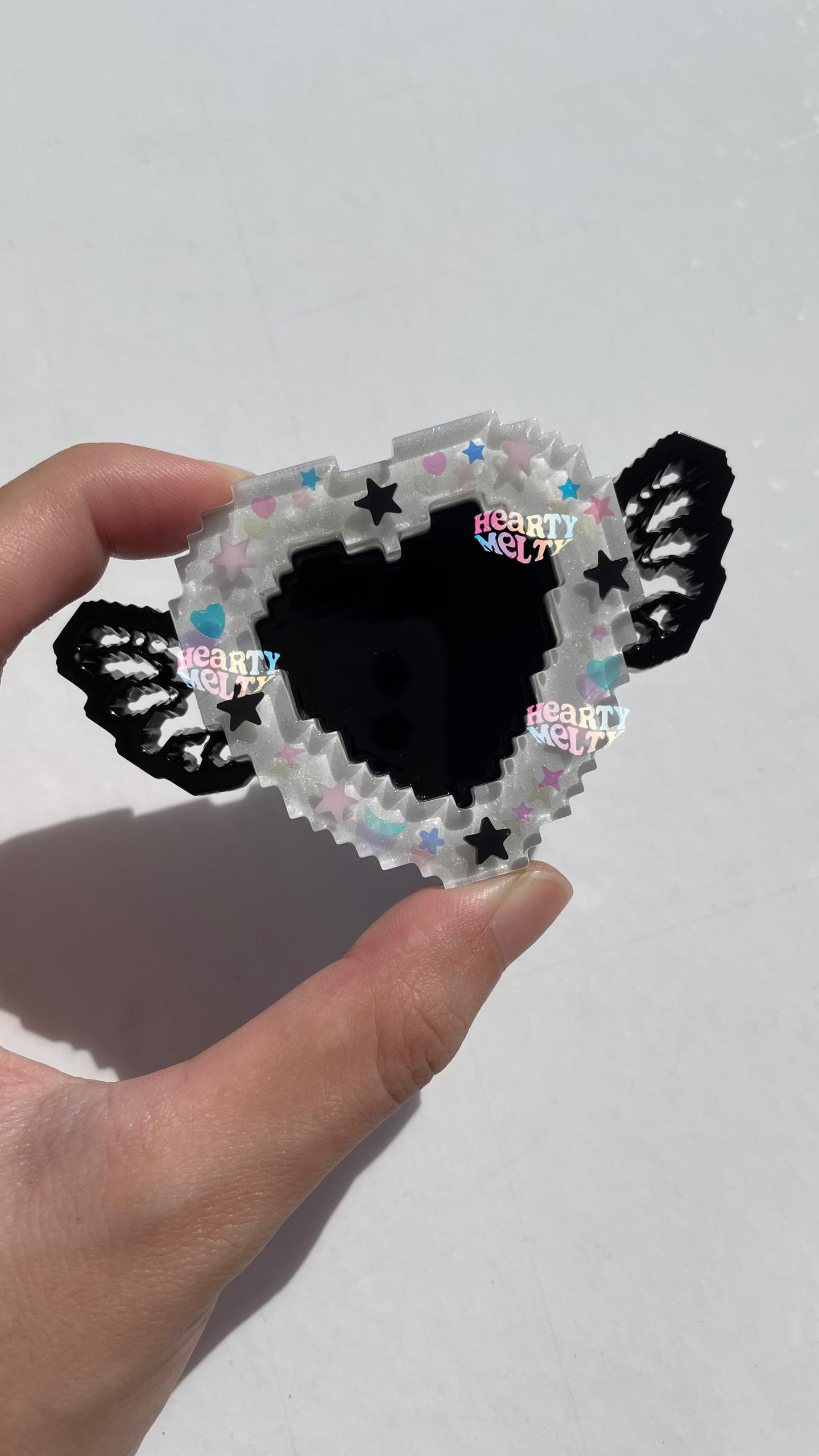 PIXEL HEARTIFLY SILICONE MOLD