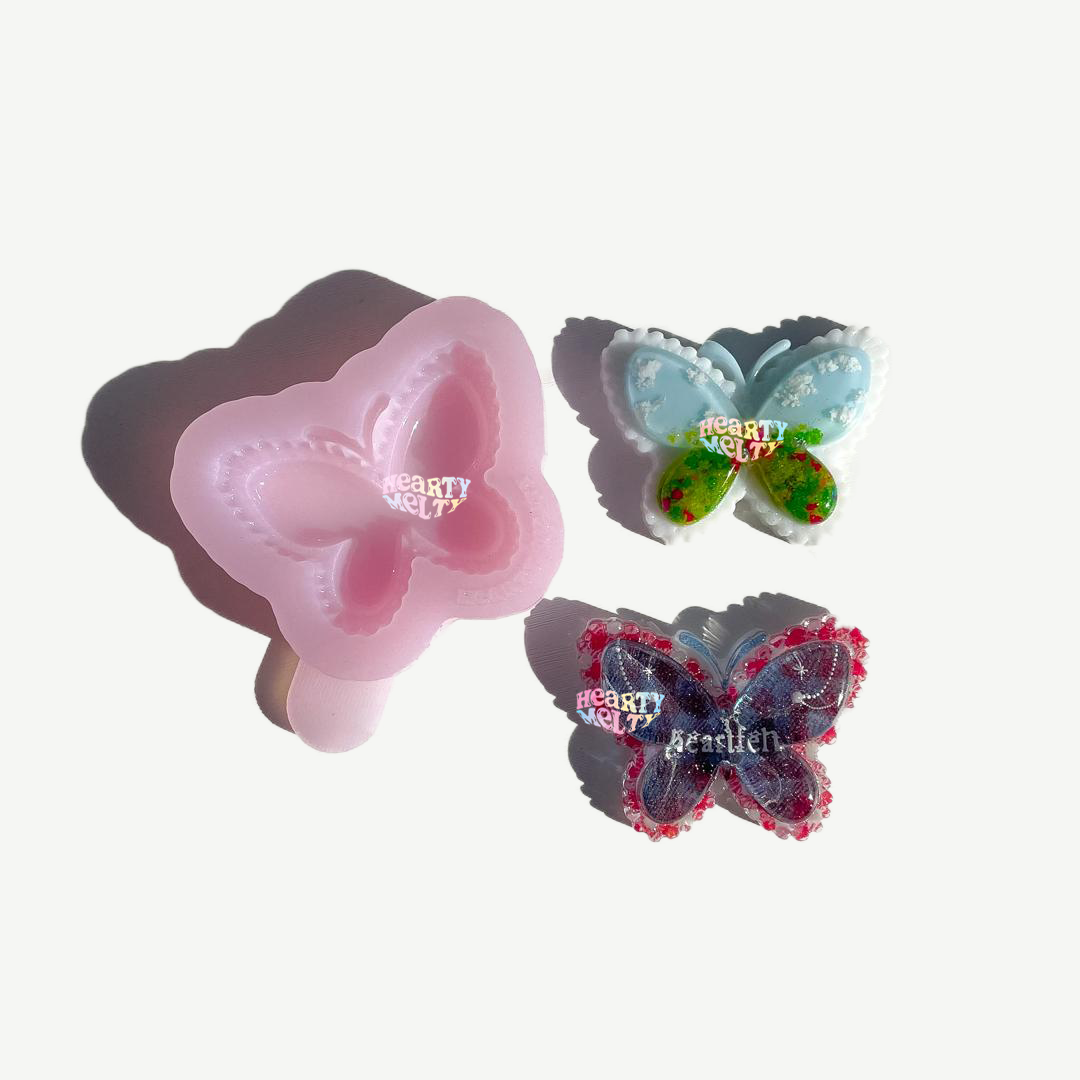 PUFFY BUTTERFLY LACE SILICONE MOLD