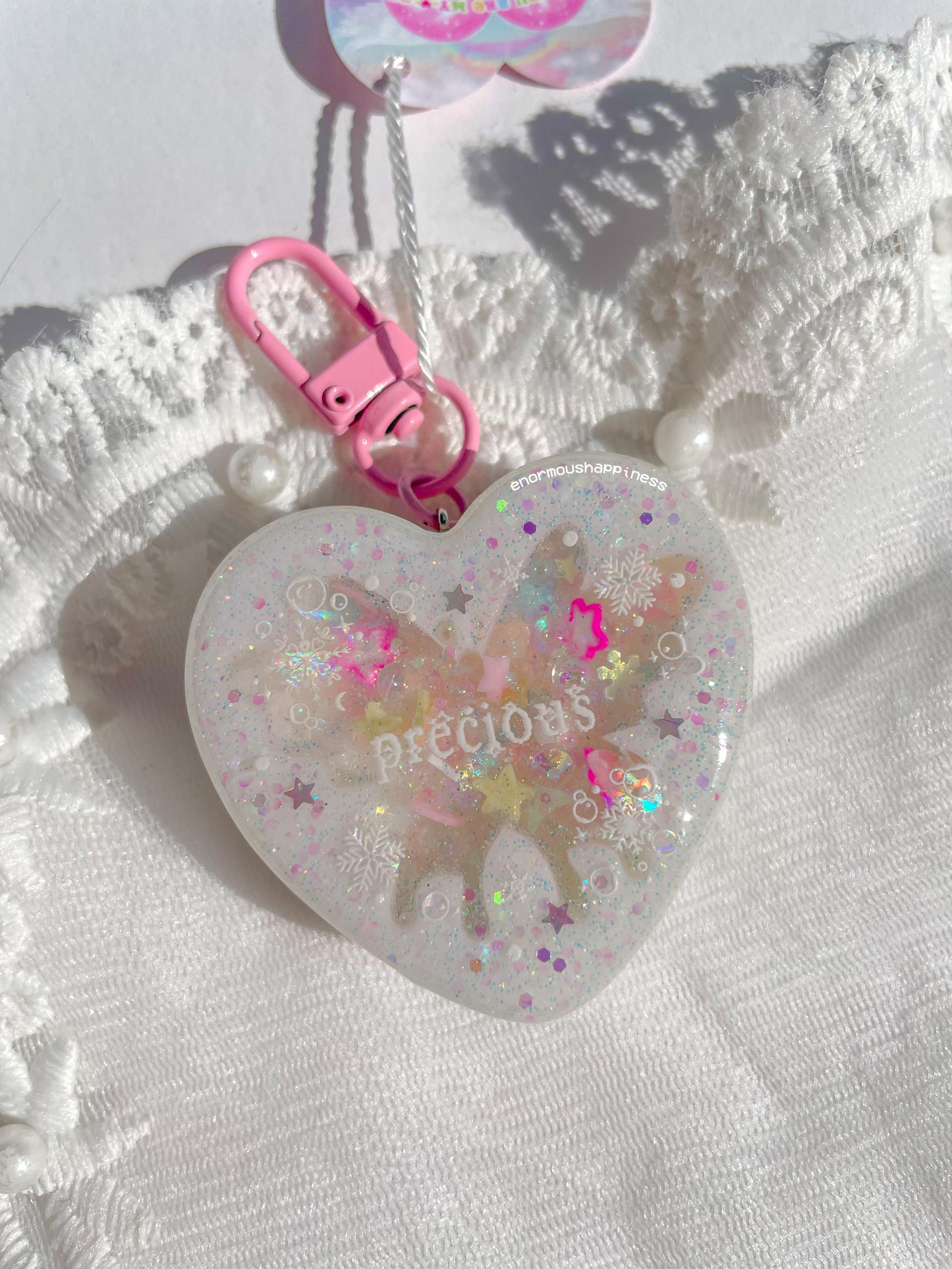 Heartshaker Snow 'Precious' (Watershaker Keychain)