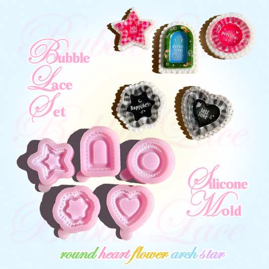 BUBBLE LACE SET SILICONE MOLD