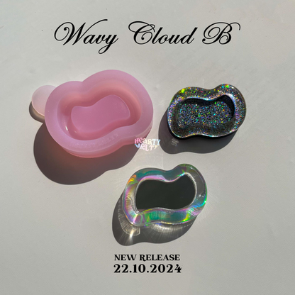 Wavy Cloud Shape Silicone Mold + Mirror