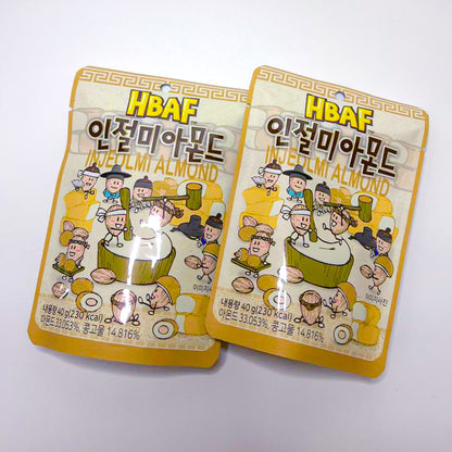 (Korean Snacks) Injeolmi Almond Rice Cake