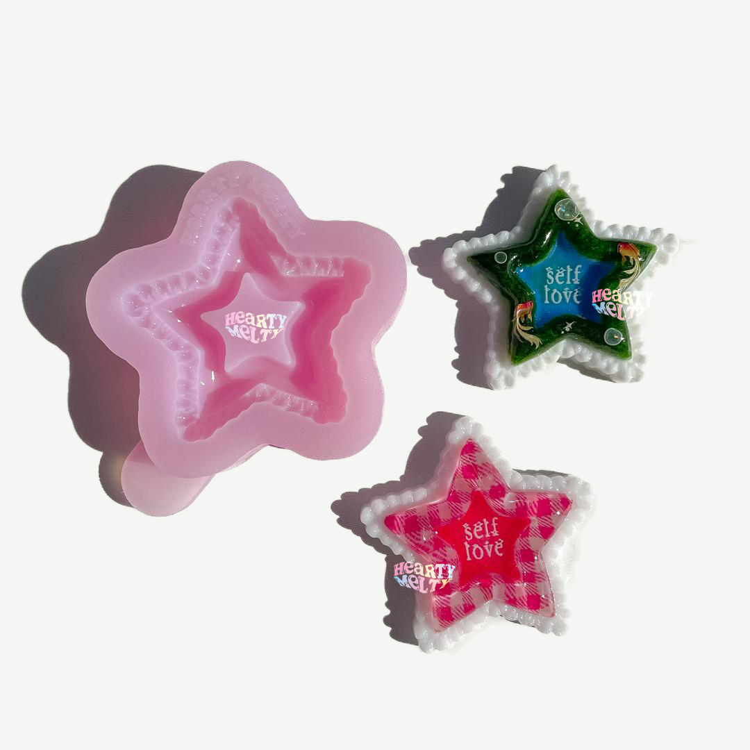 BUBBLE STAR LACE SILICONE MOLD