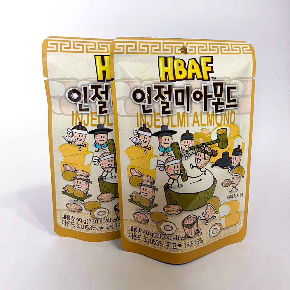 (Korean Snacks) Injeolmi Almond Rice Cake