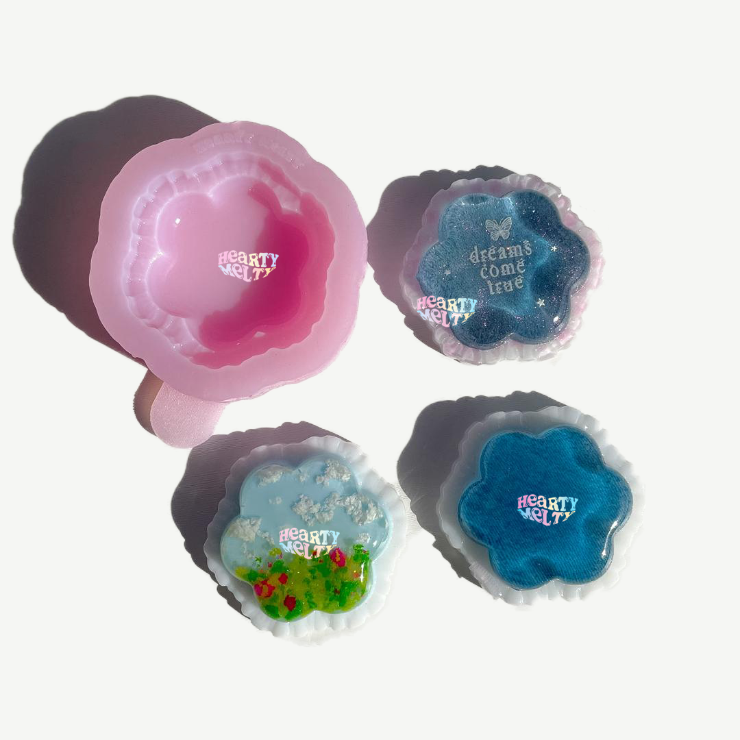 PUFFY FLOWER LACE SILICONE MOLD