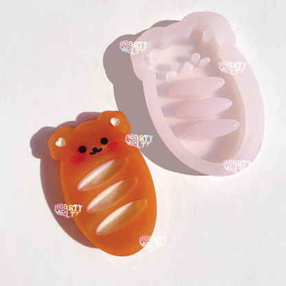 Baguette Bear Silicone Mold