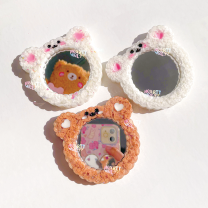 Fluffy Bear Silicone Mold + Mirror