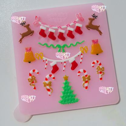 Christmas Joy Bits Silicone Mold