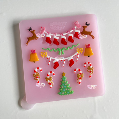 Christmas Joy Bits Silicone Mold