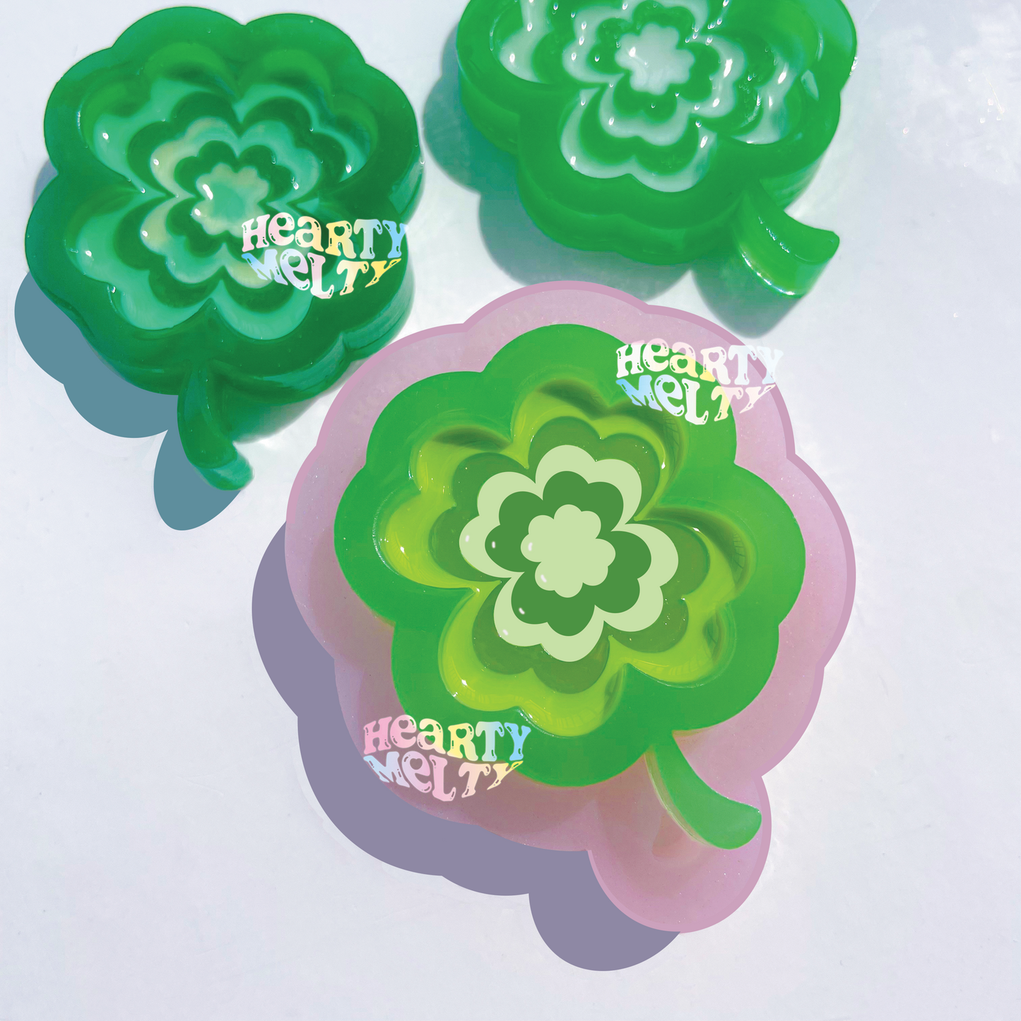 Clover Leaf Lucky Aura Silicone Mold