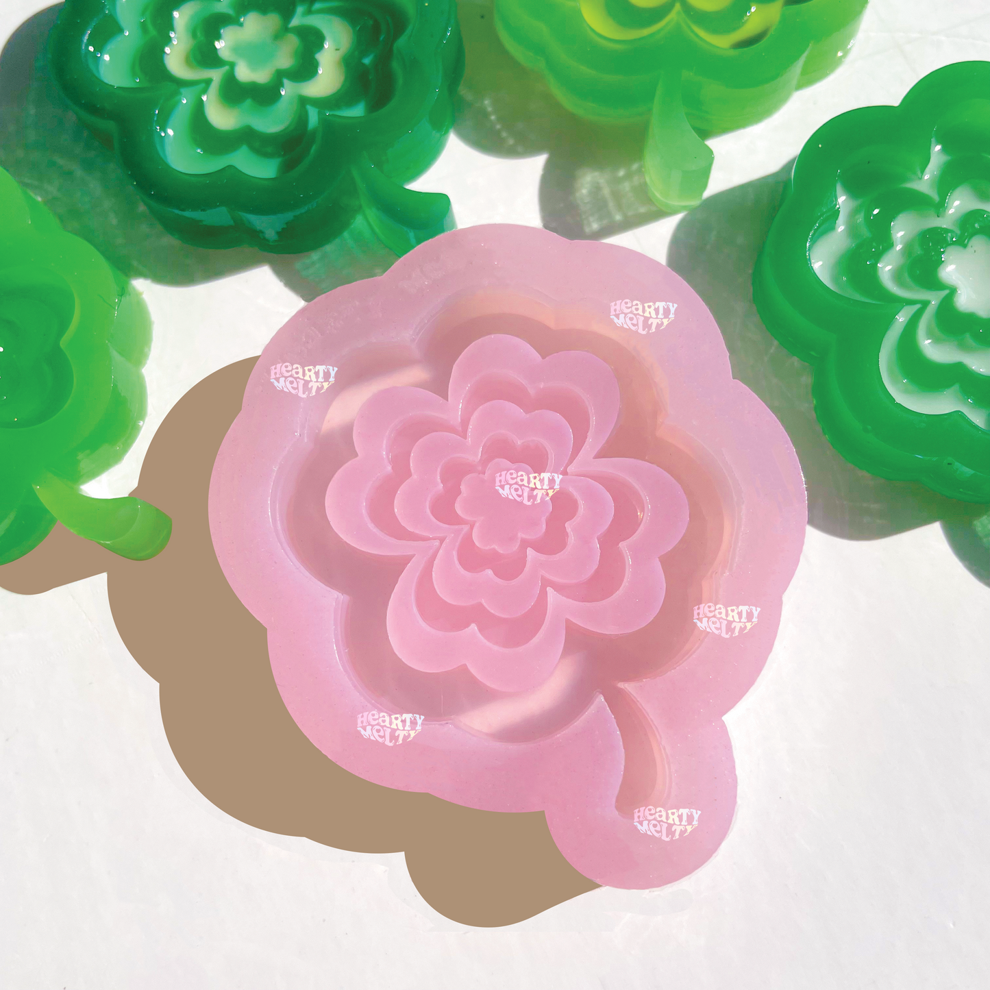 Clover Leaf Lucky Aura Silicone Mold