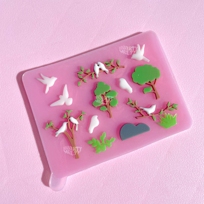 Forest Bits Silicone Mold