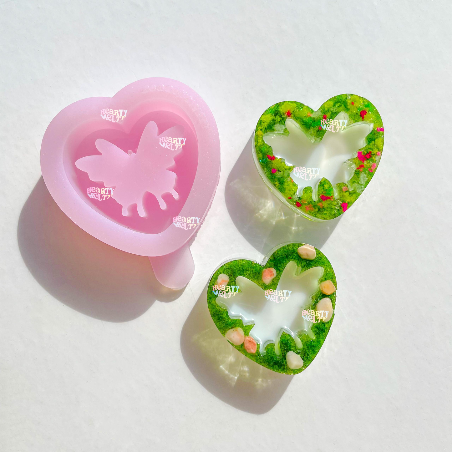 HEARTY FLUTTER SILICONE MOLD