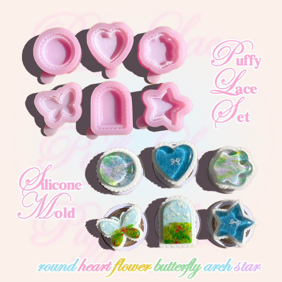 PUFFY LACE SET SILICONE MOLD