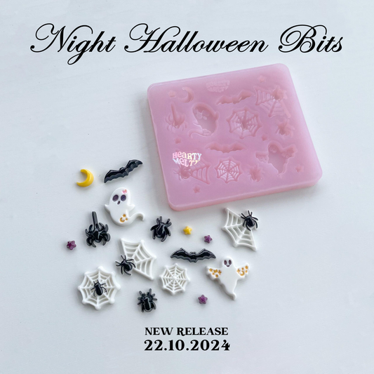 Night Halloween Bits Silicone Mold