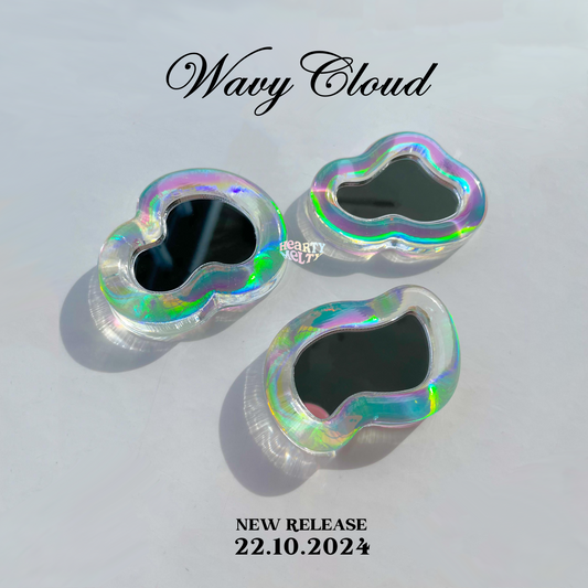 Wavy Cloud Shape Silicone Mold + Mirror