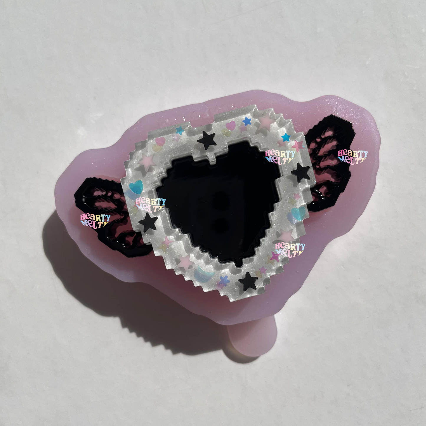 PIXEL HEARTIFLY SILICONE MOLD