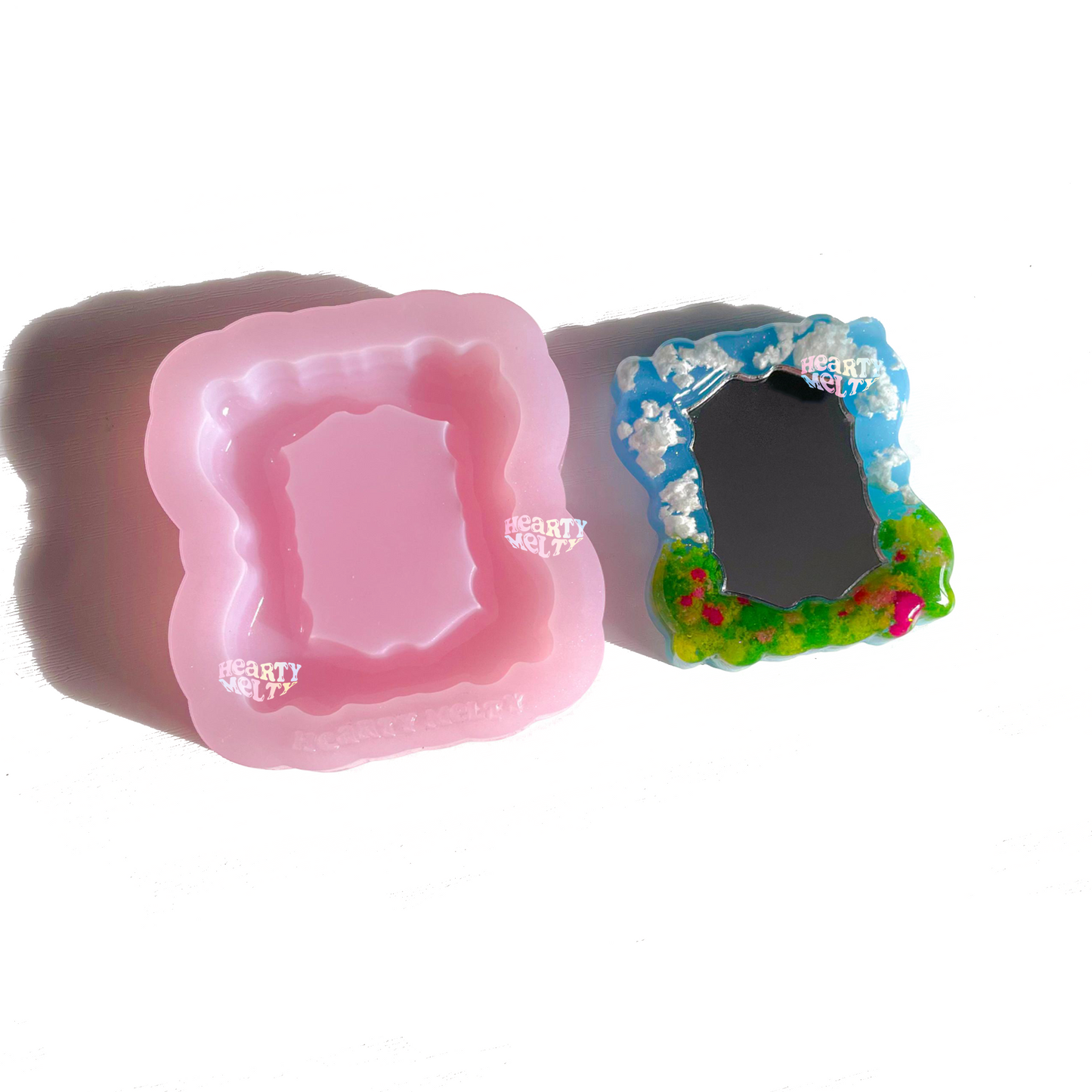 Puffy Cushion Frame Set Silicone Mold