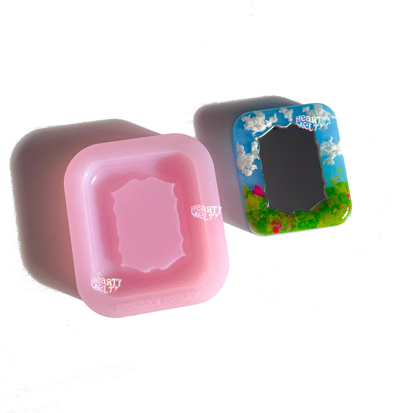 Puffy Cushion Frame Set Silicone Mold