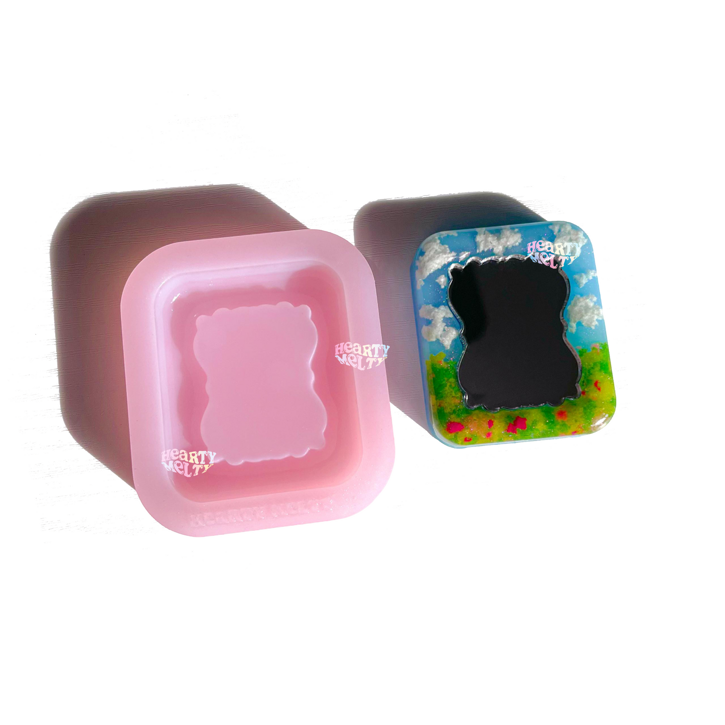Puffy Cushion Frame Set Silicone Mold