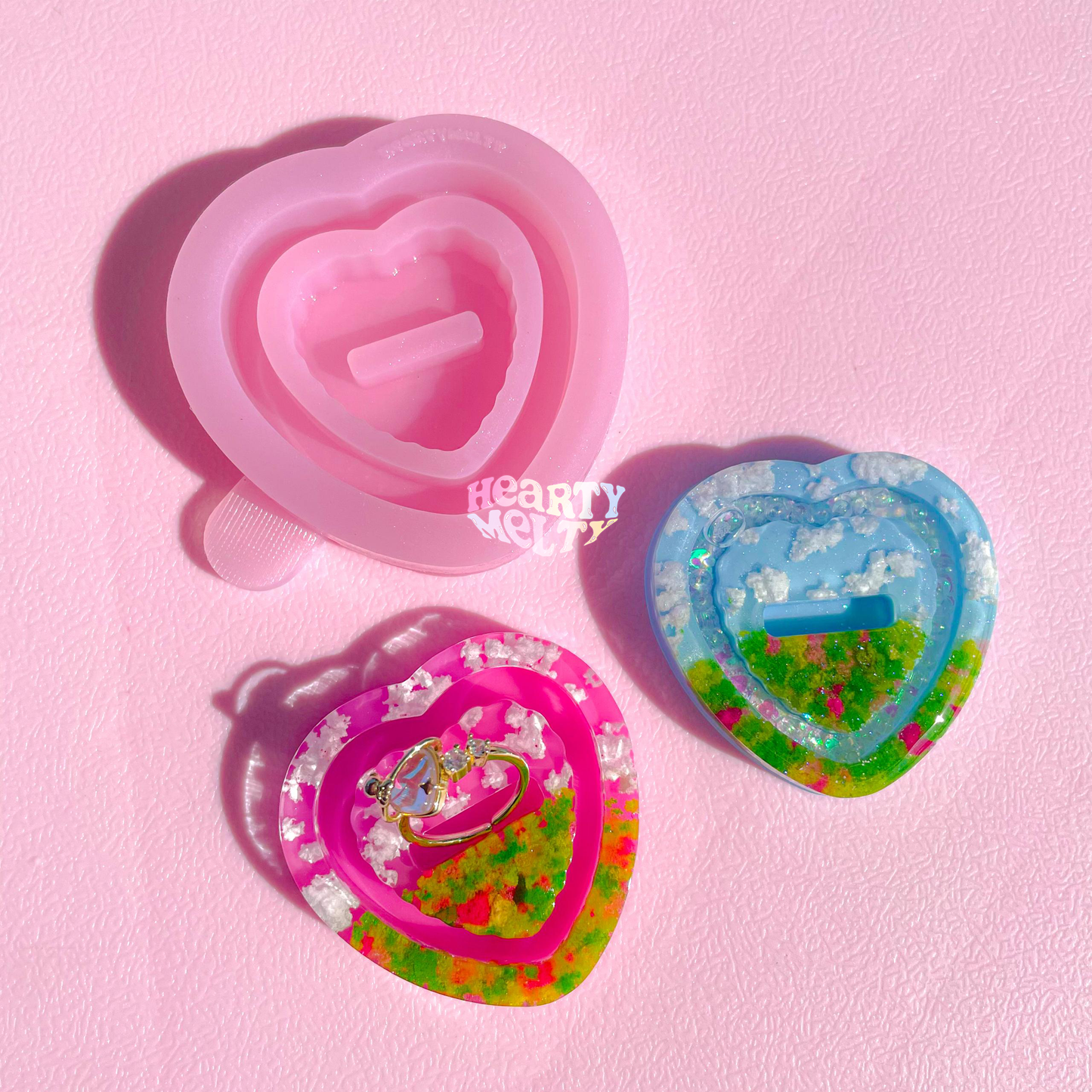 Ring Holder Heartshaker Silicone Mold