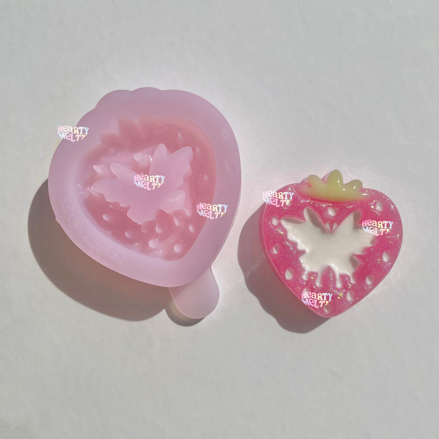 STRAWBERRY BUTTERFLY SILICONE MOLD