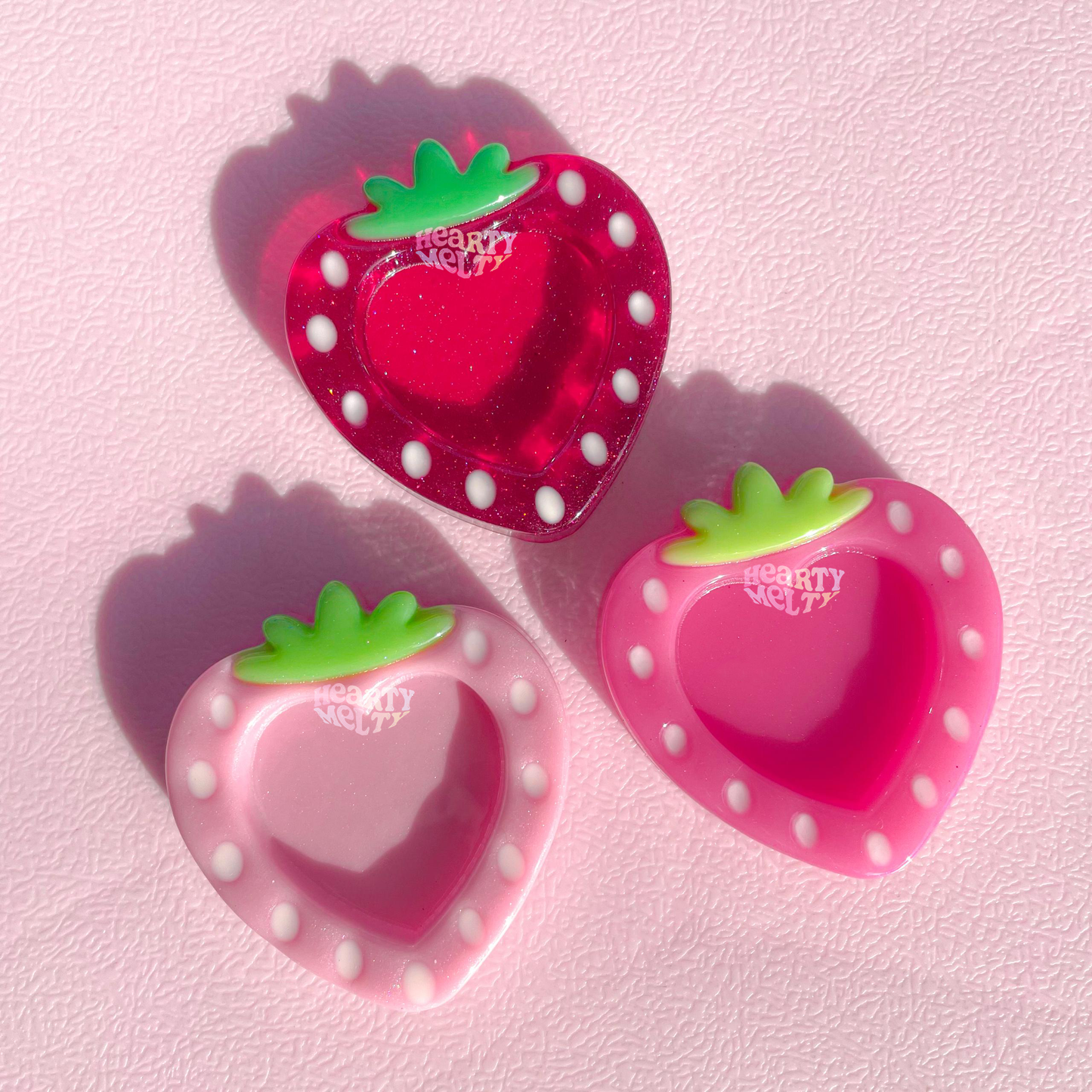 Heart Strawberry Silicone Mold + Mirror