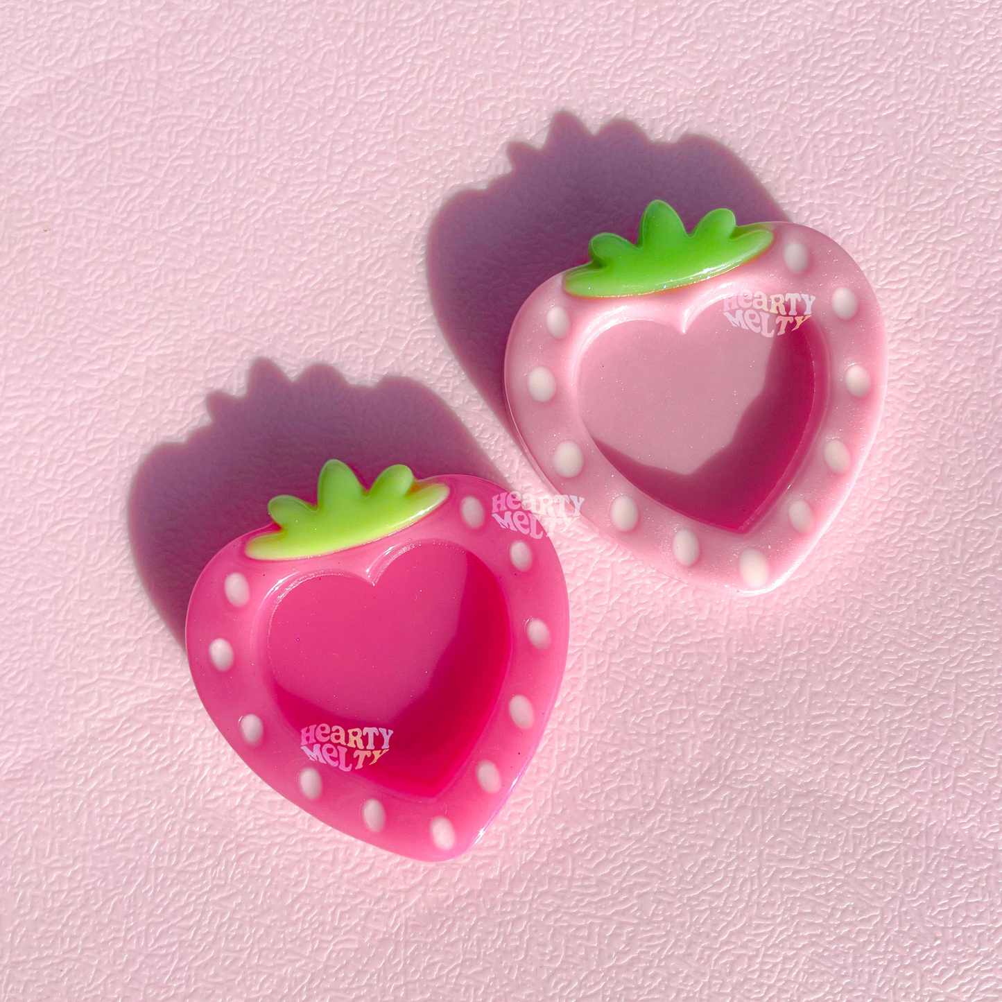 Heart Strawberry Silicone Mold + Mirror