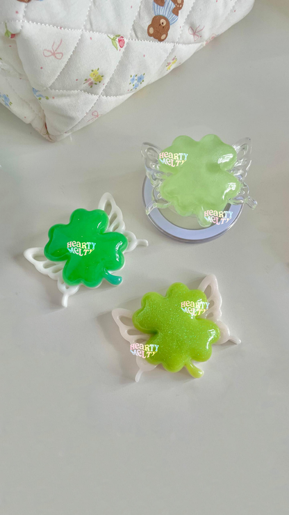 WINGS OF LUCK CLOVER SILICONE MOLD