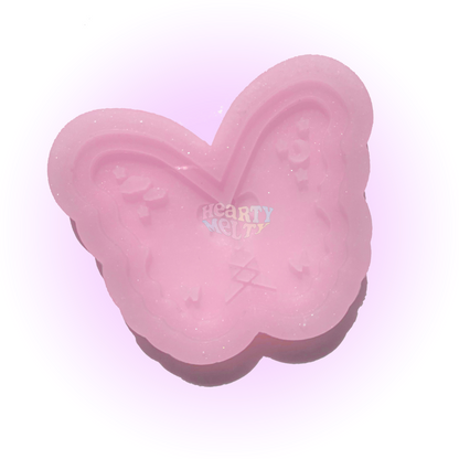 Whimsical Butterfly with Bow Silicone Mold