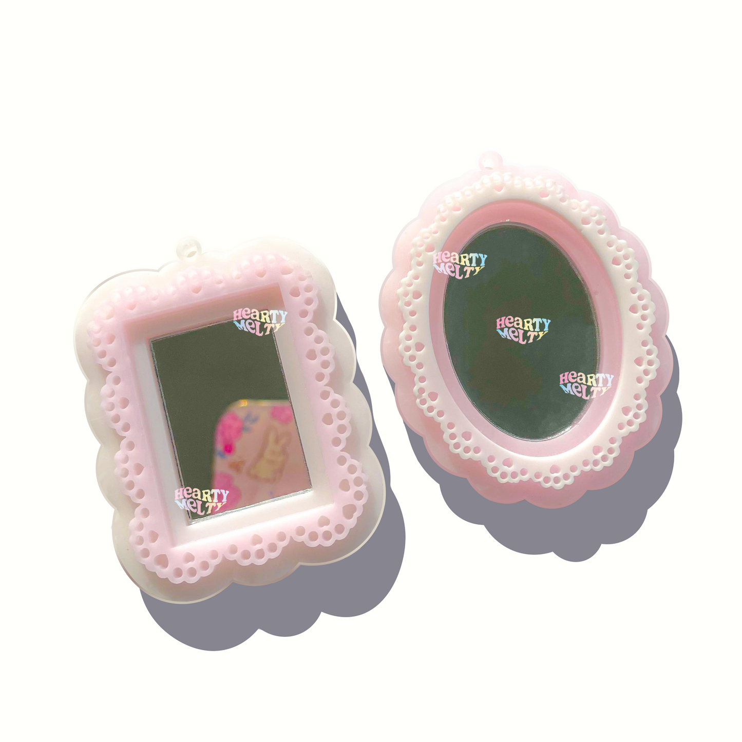 Medium Lace Frame Silicone Mold (Oval and Rectangle)