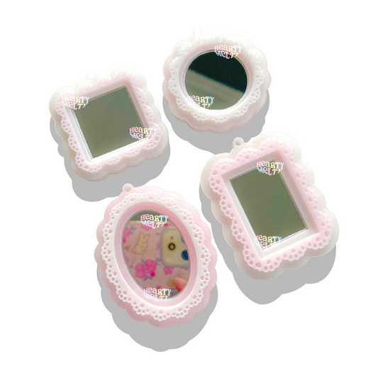 Lace Frame Silicone Mold (Medium and Small) + Mirror Set