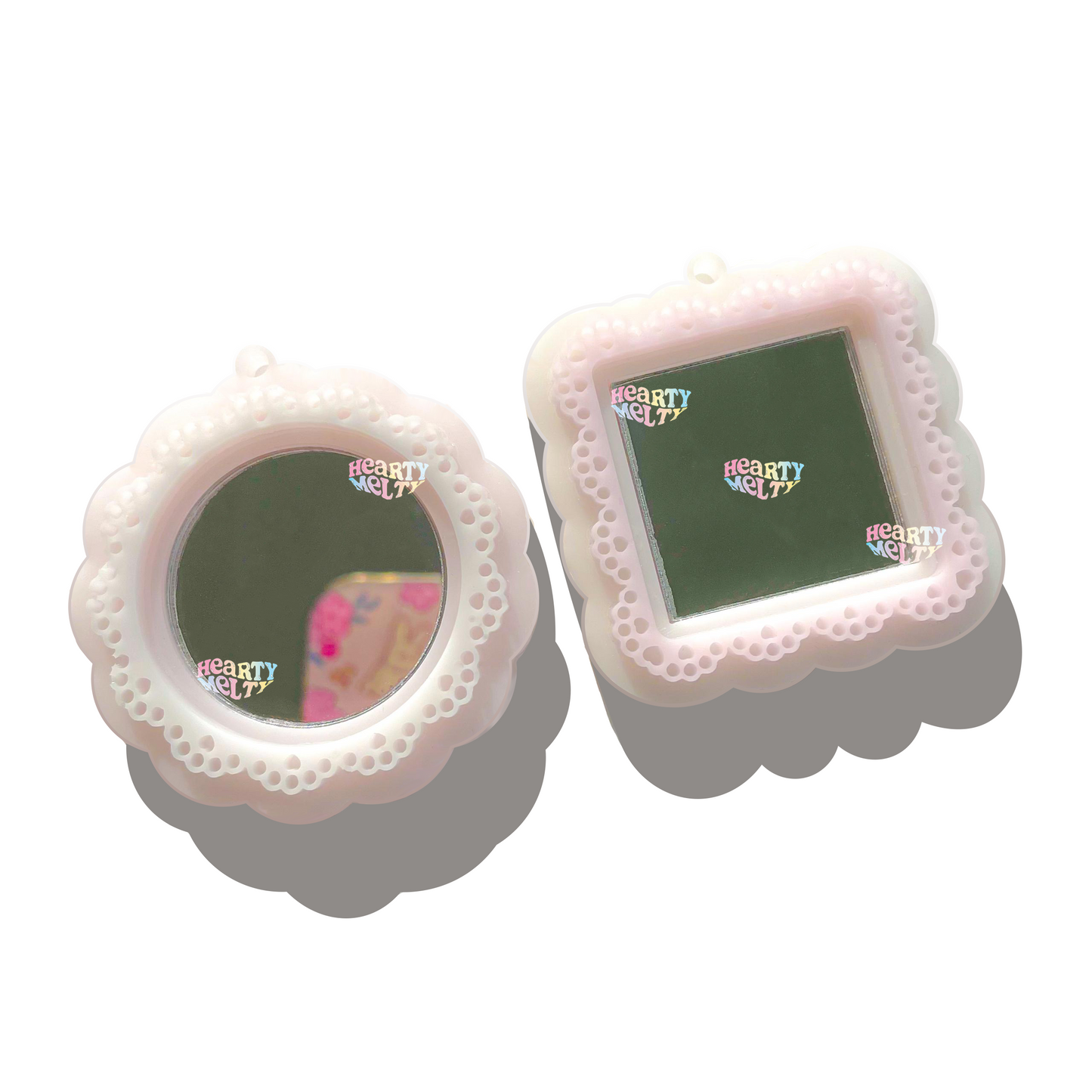 Small Lace Frame Silicone Mold (Round and Square)