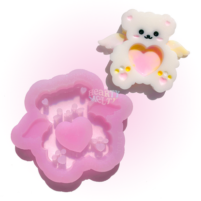 Teddy Angel Shaker Silicone Mold