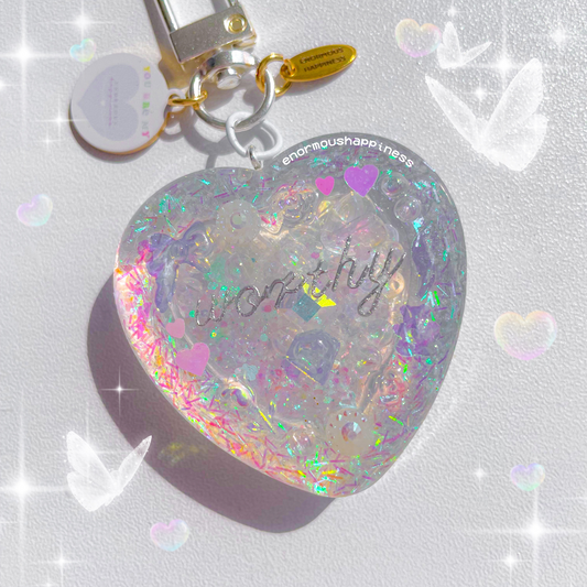 Heartshaker 'Worthy' (Watershaker Keychain)