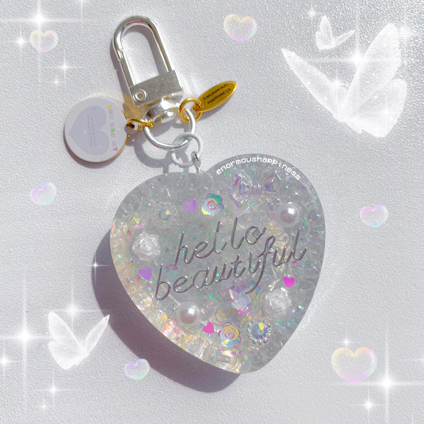 Heartshaker 'Hello Beautiful' (Watershaker Keychain)