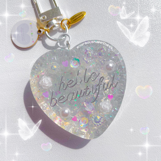 Heartshaker 'Hello Beautiful' (Watershaker Keychain)