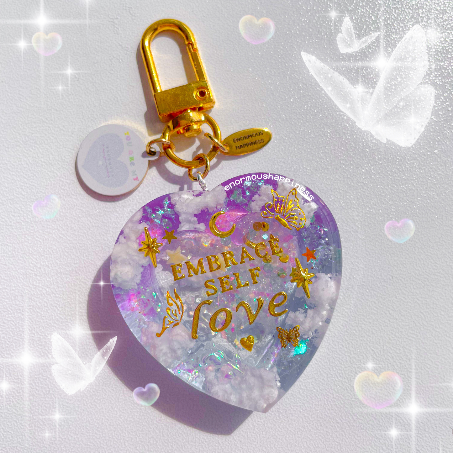 Heartshaker 'Embrace Self Love' (Watershaker Keychain)