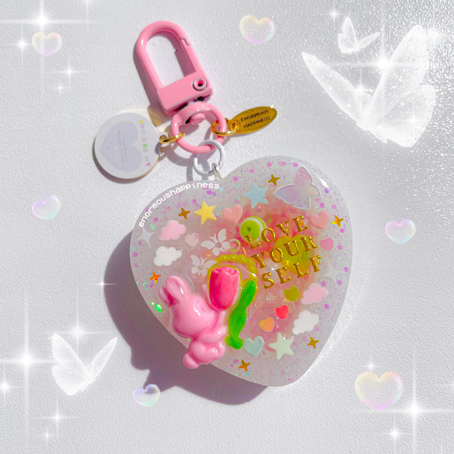 Heartshaker 'Love Yourself' (Watershaker Keychain)