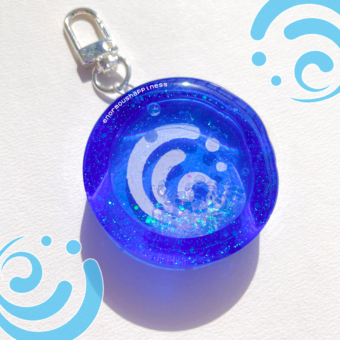 Hydro Genshin Impact Elements Shaker (Watershaker Keychain)