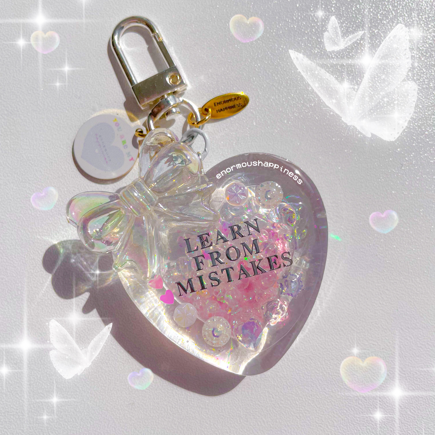 Heartshaker 'Learn From Mistakes' (Watershaker Keychain)